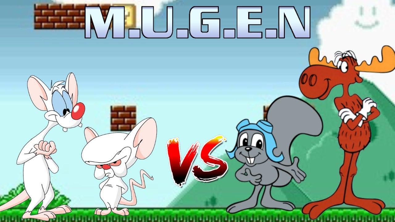MUGEN - Pinky e o Cérebro vs. Rocky e Bullwinkle