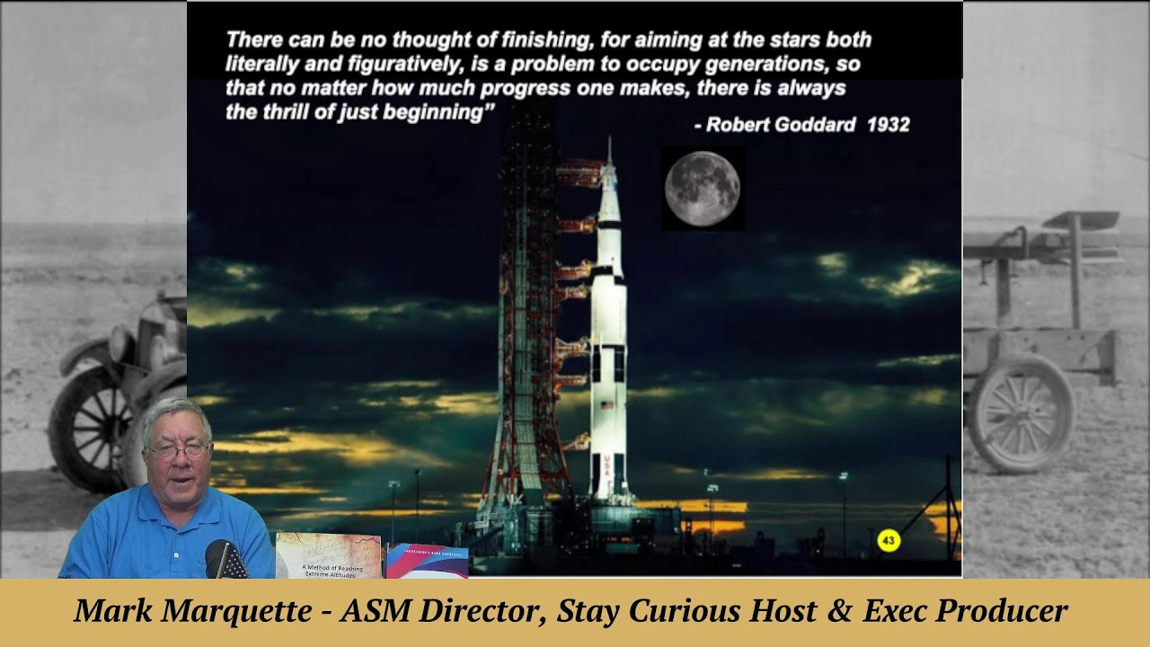 Educator Steve Agid shares the life of Robert Goddard