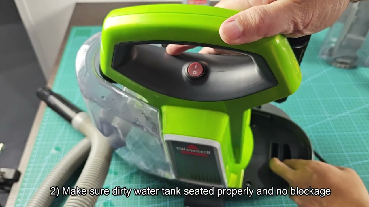 Bissell Little Green Proheat Not Suctioning Not Picking Up: 4 Reasons