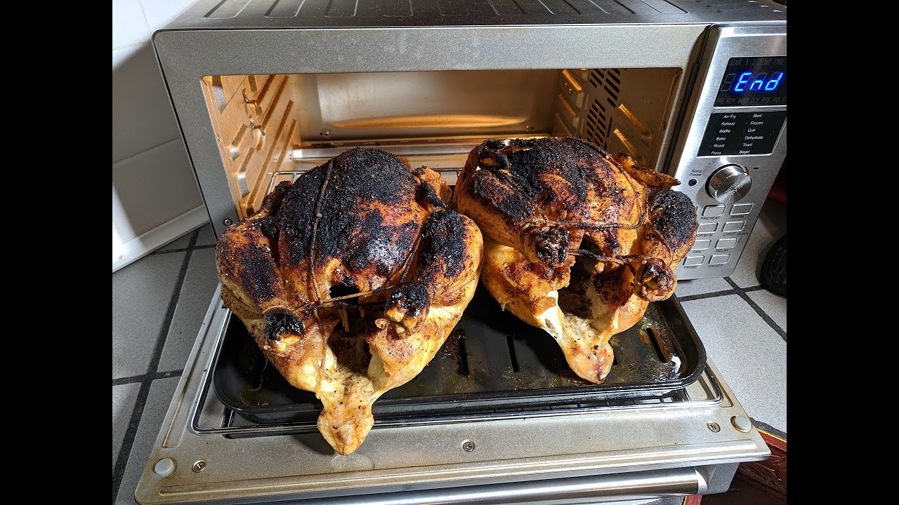 2 Roasted Chickens Recipe, NuWave Bravo XL Smart Toaster Oven