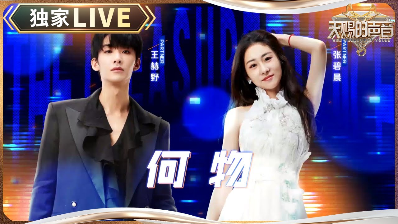 【独家LIVE】张碧晨在《何物》中的原创歌曲超有力量感！王赫野唱出了年轻人矛盾与落寞 #天赐的声音5 EP9 20240621