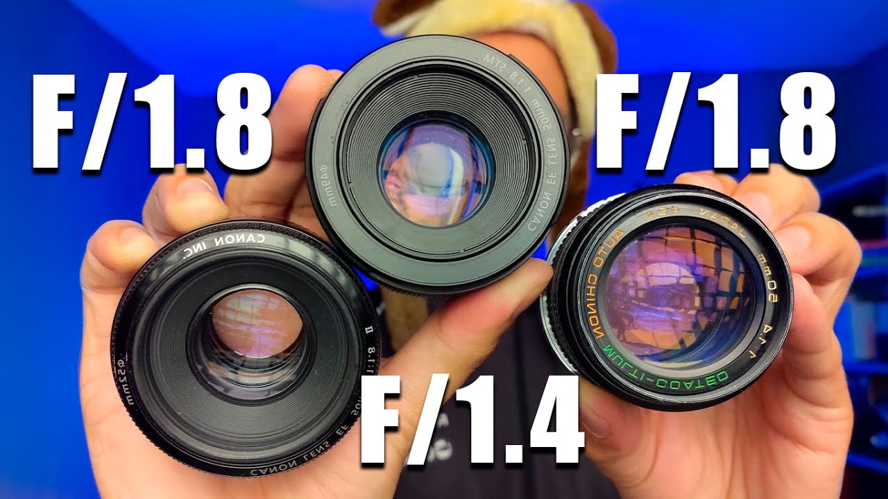 Canon 50mm 1.8 Stm vs 50mm 1.8 II vs 50mm Vintage 1.4