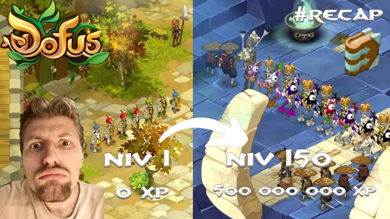 DOFUS RECAP : UP de 0 à 200 qu'avec les quêtes !