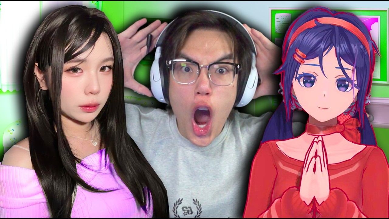 TÔI CHƠI GAME BẠN GÁI ẢO CÙNG BẠN GÁI THẬT ! Phong Cận Miside #2