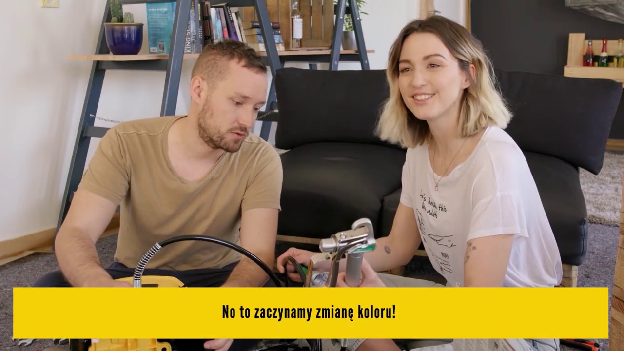 Karina i Max testują agregat malarski Wagner ControlPro 150M