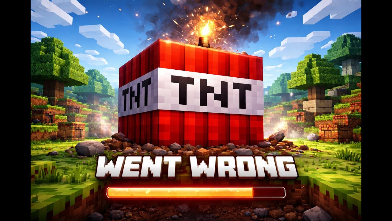 Minecraft TNT mod went wrong