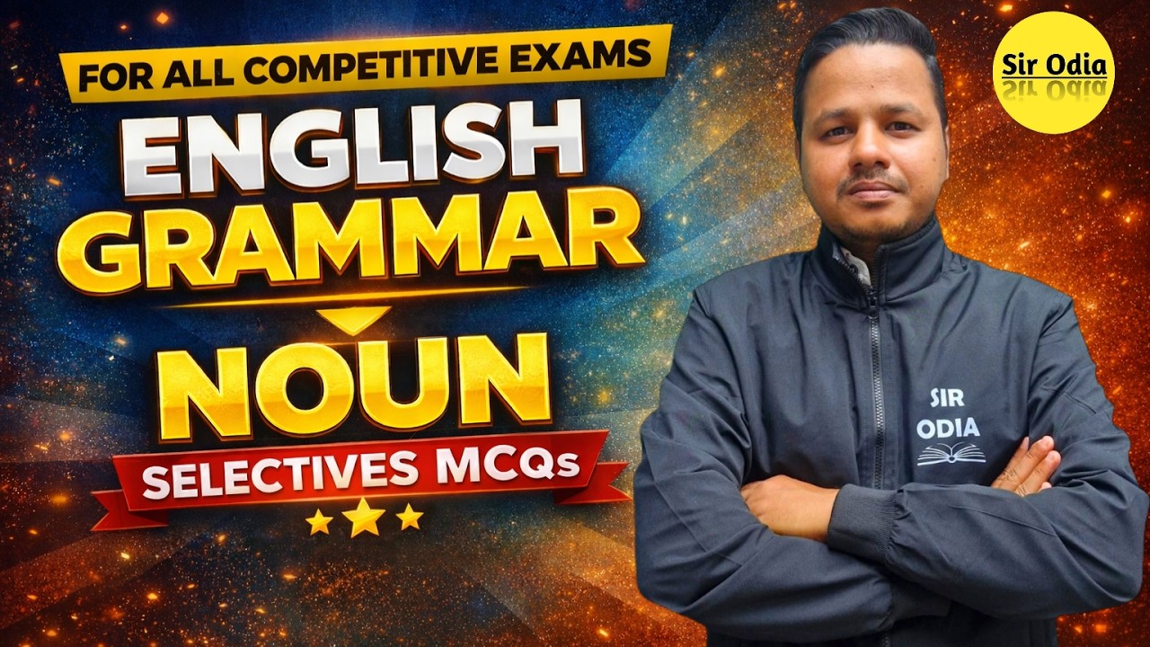 NOUN | Selective MCQs | English Grammar by SHUBHAM SIR | RI ARI AMIN & PEO JA #riamin2026 #peoexam