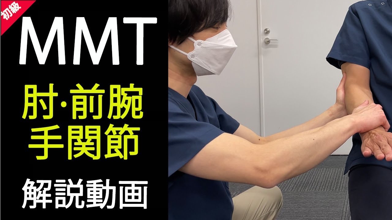 【徹底解説】MMT（徒手筋力検査法）肘・前腕・手関節 編