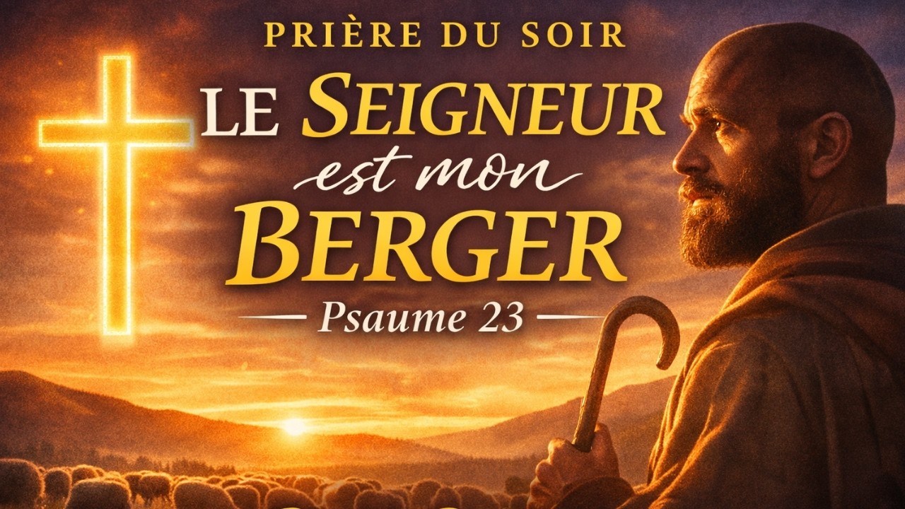 PRIÈRE DU SOIR MIRACLE – Le Seigneur est mon Berger (Psaume 23).