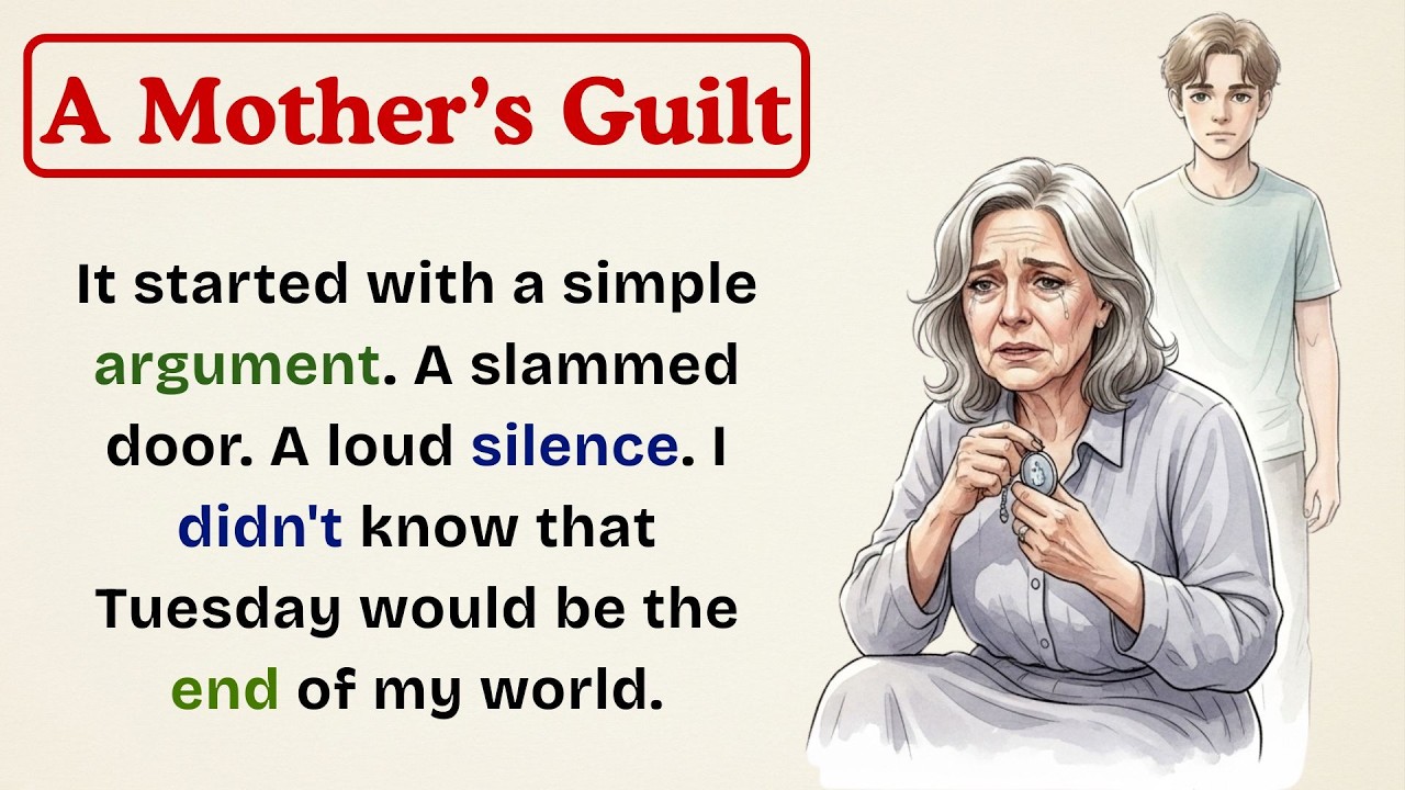 Learn English with Stories ⭐ | A Mother’s Guilt | English Listening & Speaking Practice