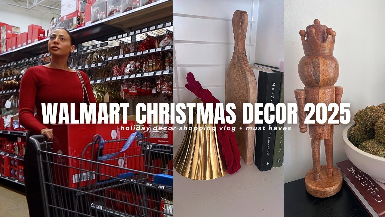 Рождественский декор Walmart: покупайте вместе со мной в 2025 году! 🎄