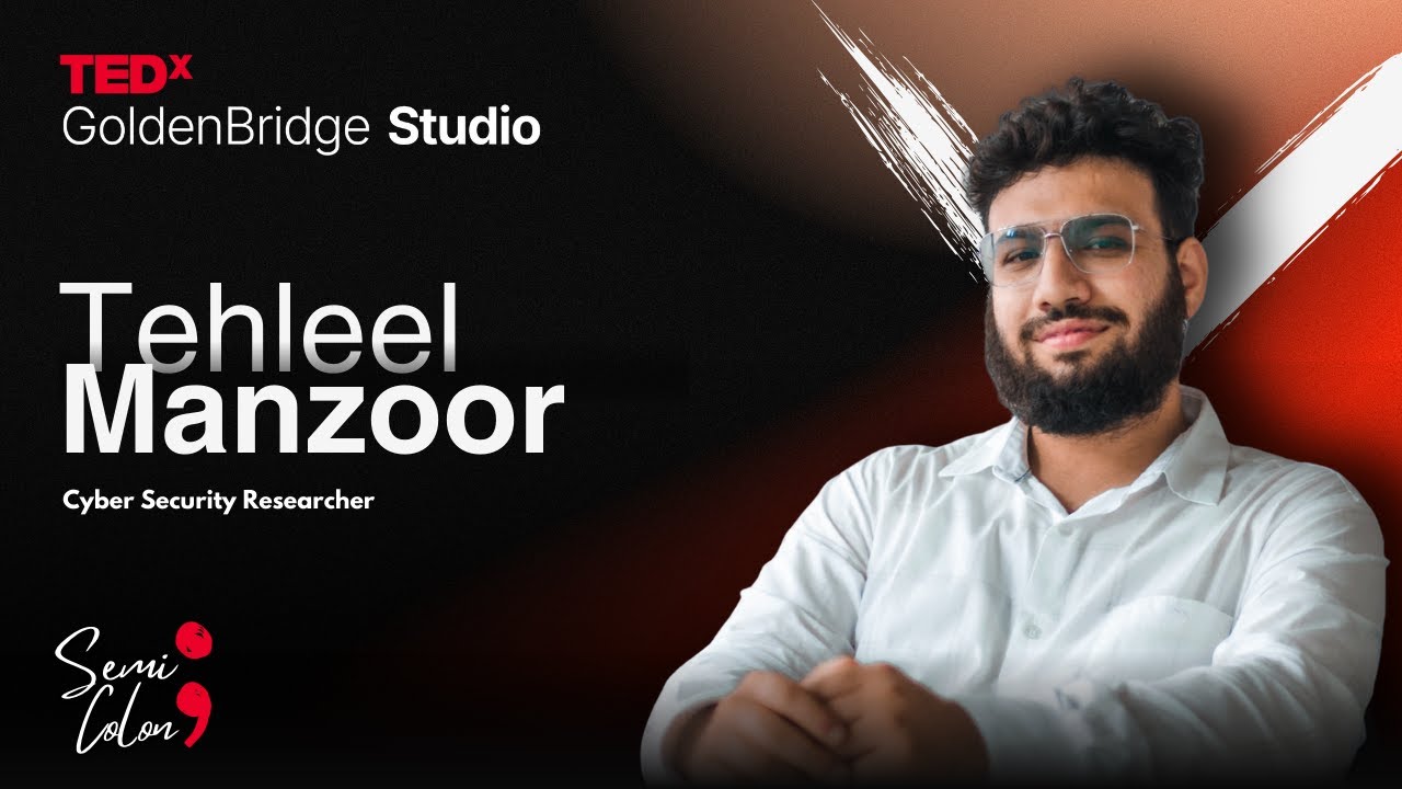 Cybersecurity isn’t broken, our habits are! | Tehleel Manzoor | TEDxGoldenBridgeStudio