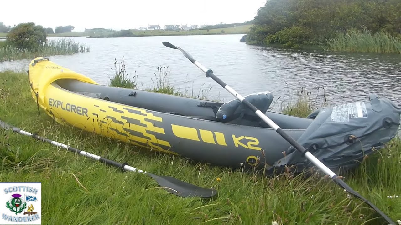 Intex Explorer K2 kayak Inflatable Kayak For Wild Camping In Scotland Part 1