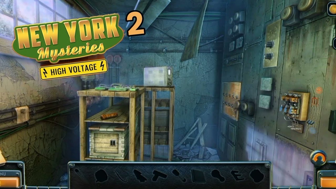 Find all items from mechanic room in New York Mysteries 2: High Voltage. Mini game.