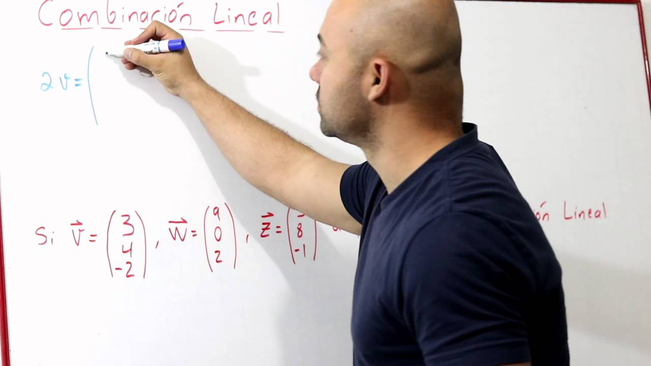 Combinación Lineal (Definición) | Álgebra Lineal