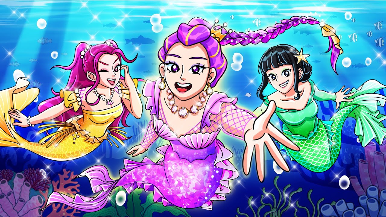 HUNTRIX BACKSTORY: Glow Up Into Mermaids! | KPop Demon Hunters Animation