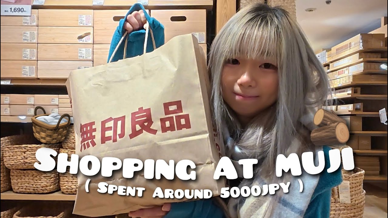 ３８｜Shopping At MUJI With Me In Japan｜🪵