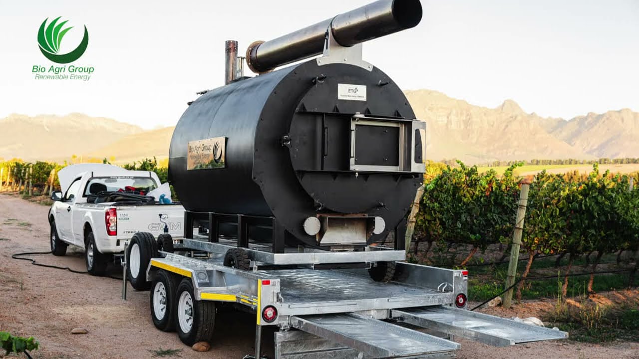 MOBILE BIOCHAR PRODUCTION MACHINE!