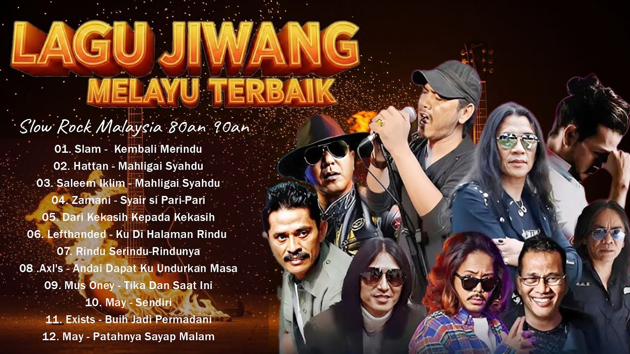 LAGU JIWANG MELAYU TERBAIK | SLOW ROCK MALAYSIA LAMA 80AN 90AN HITS - AXL'S, HATTAN, ZAMANI SLAM