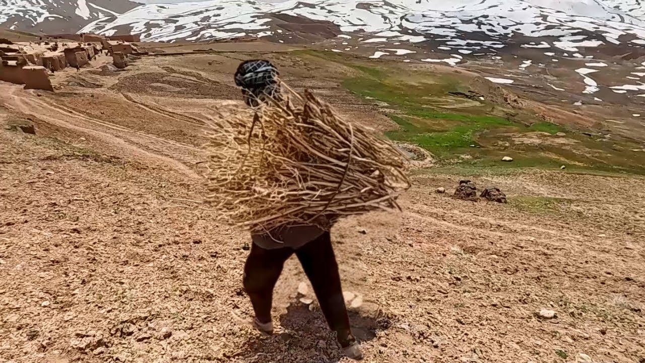 Village Life Hard Working Life of Nomads in Afghanistan