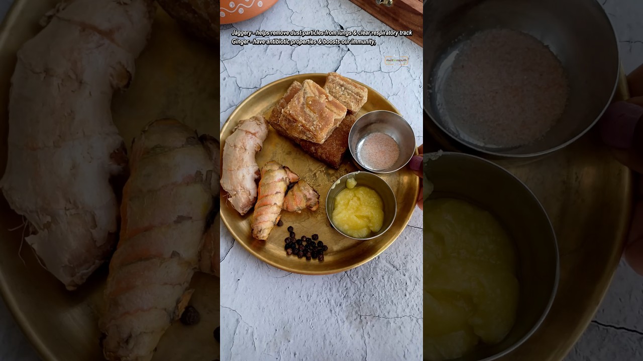 Turmeric Ginger Jaggery candy for cold and cough #recipe #shortsfeed #food #healthfood #shortrecipe