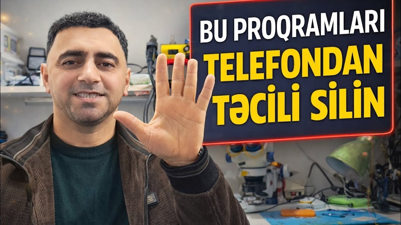 BU 5 PROQRAMI TELEFONDAN TƏCİLİ SİLİN 