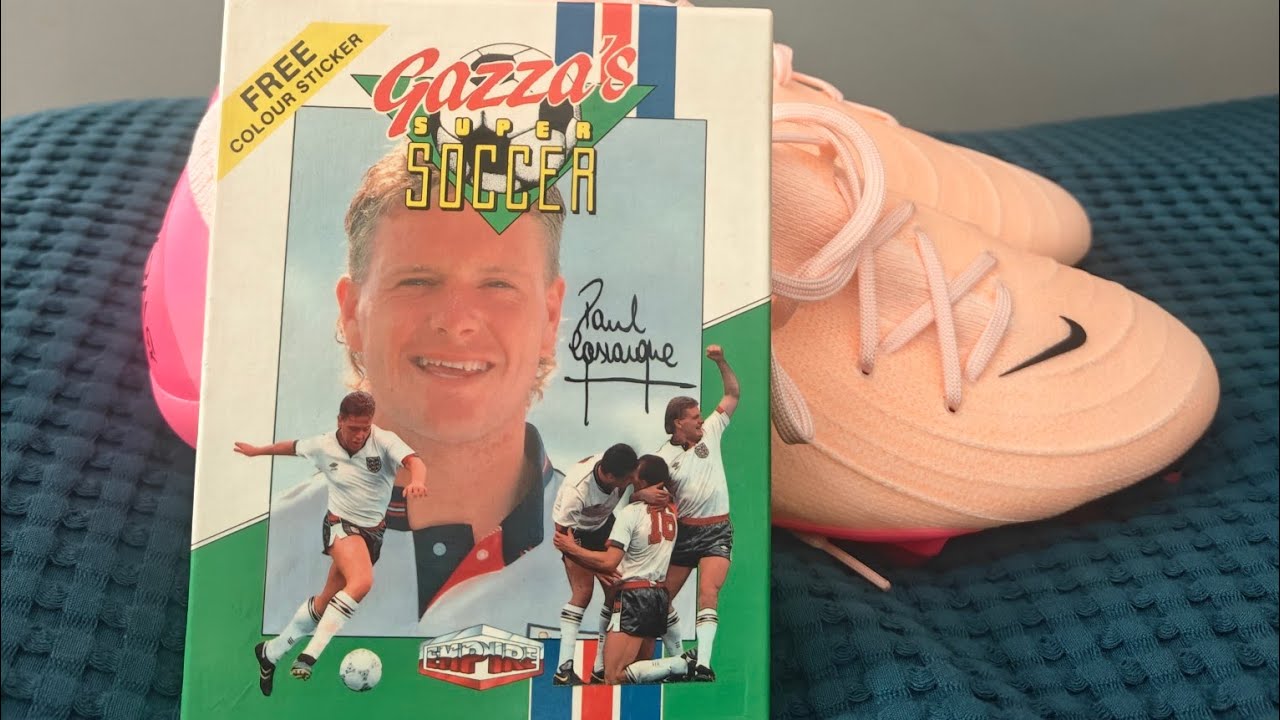 Loading and Playing Gazza's Super Soccer  from tape on the Commodore 64