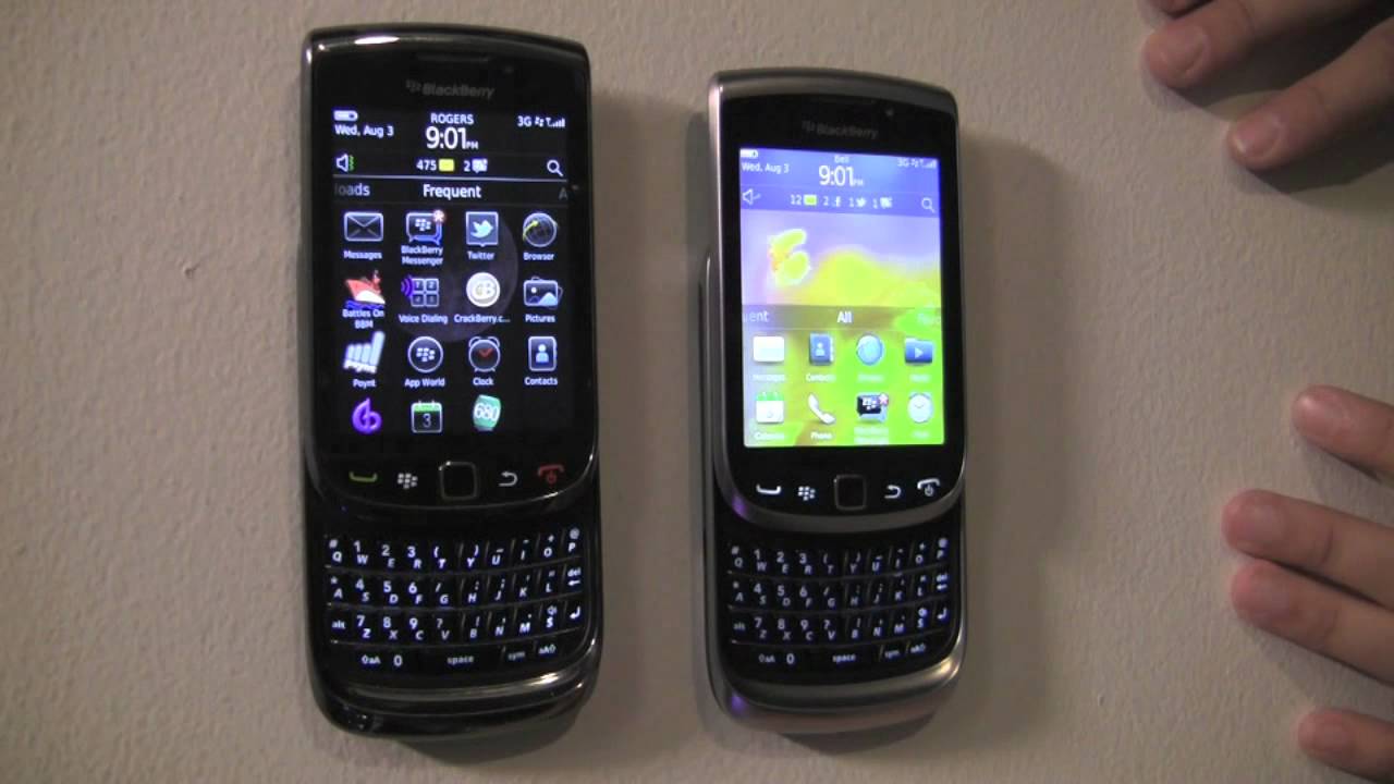 BlackBerry Torch Models Compared - Torch 9800, 9810, 9850 / 9860