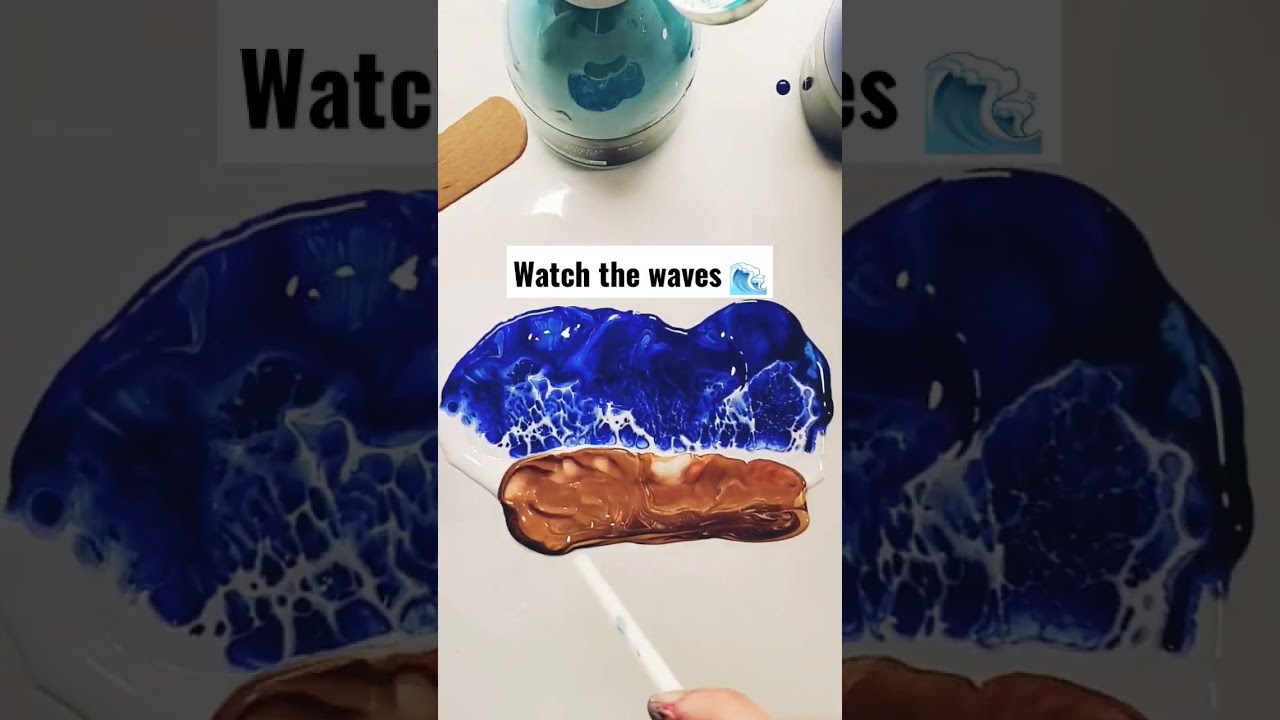 Acrylic Pouring!Jewelry Making ✨️ Watch the Magic Happen! #art #artist #fashion #love #instagram