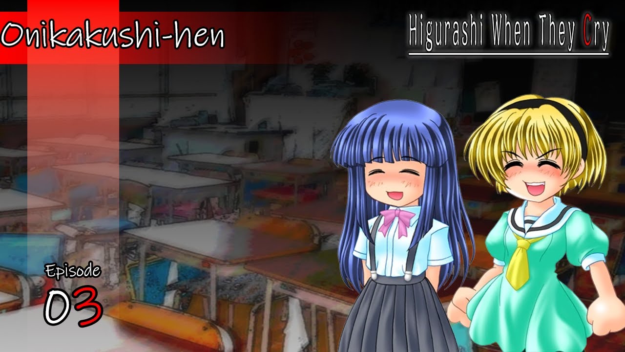 Higurashi no Naku Koro ni: Onikakushi-hen - Episode 3 (No Commentary, Ryukishi Sprites, 07th Mod)