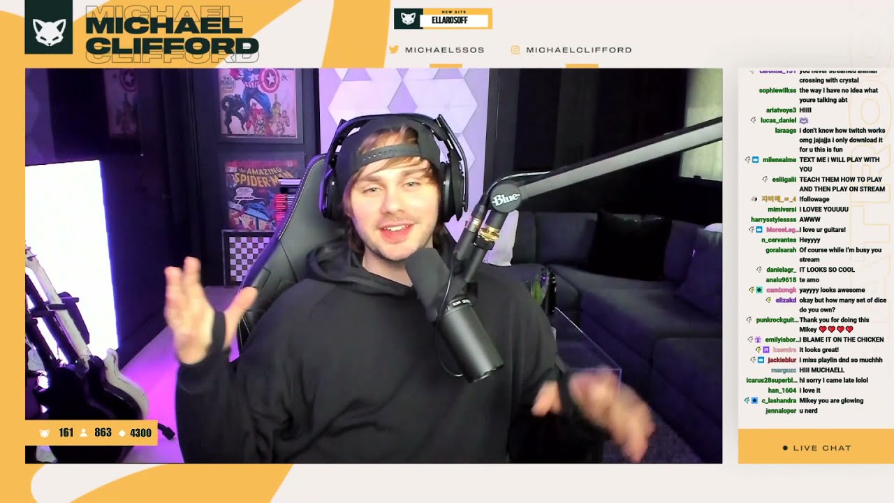 Michael Clifford Twitch Stream 25/4/2021