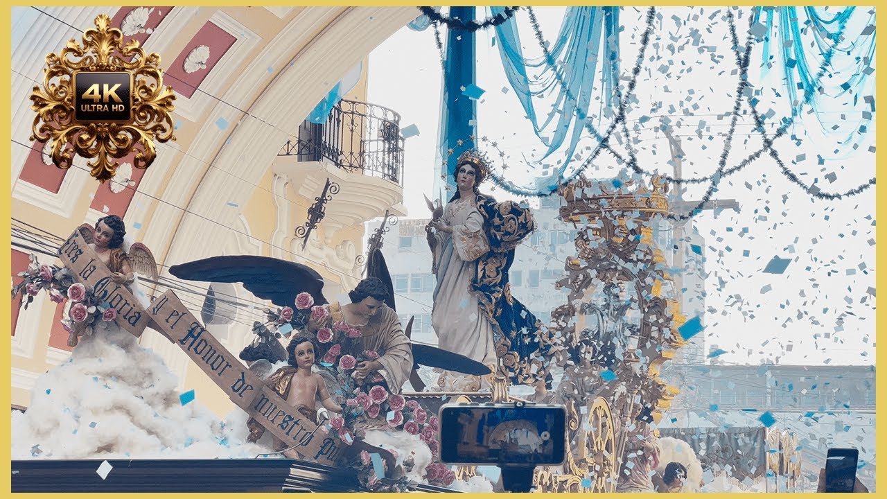 Luna de Xelajú en el Arco de Correos - Procesión de la Inmaculada Concepción Catedralicia