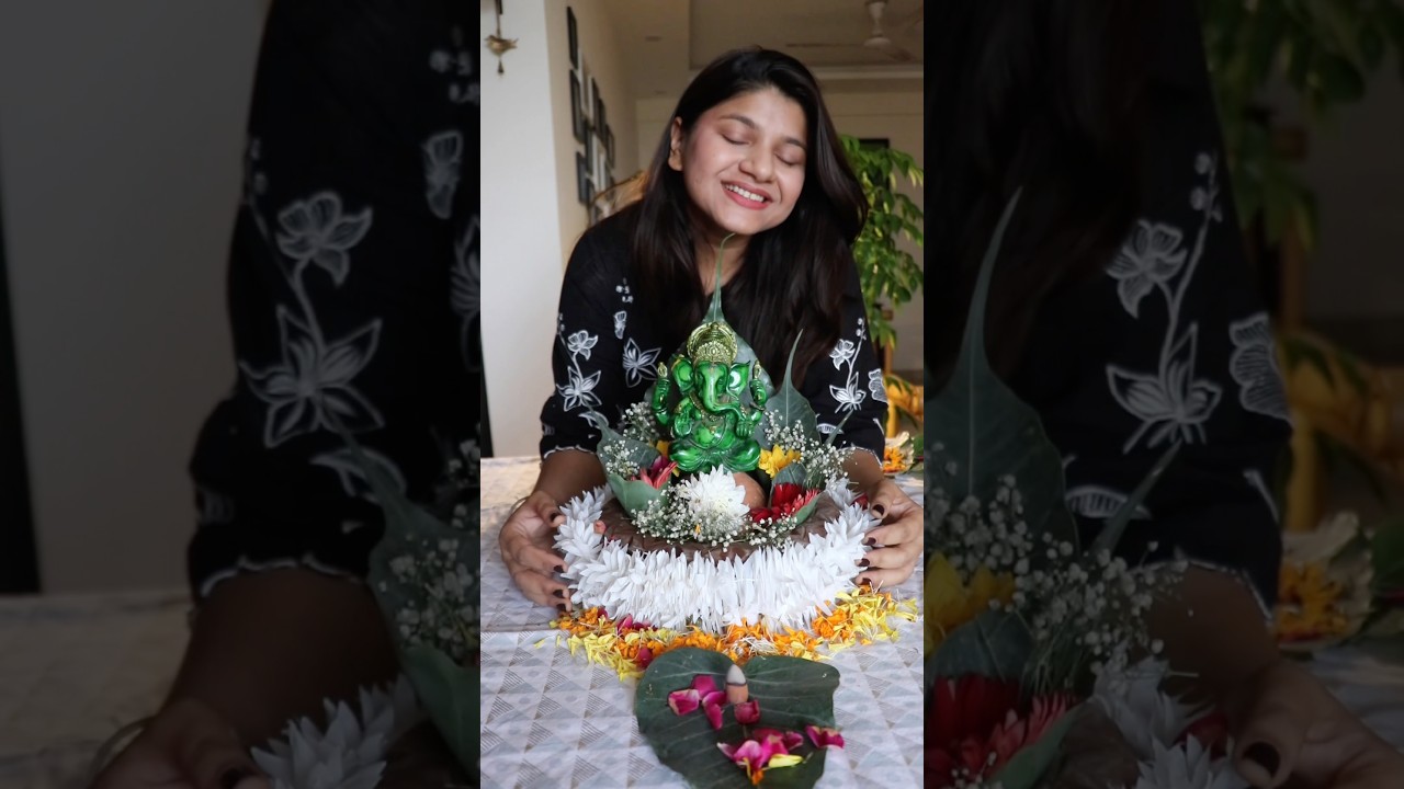 DIY Ganpati Decor Ideas🕉️ #ganpatidecor #ganeshchaturthi2025  #diyganpati #diydecor #youtubeshorts