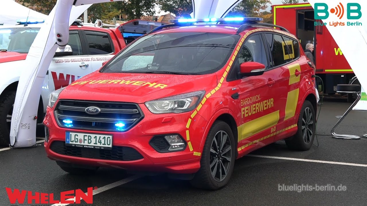 Blaulicht 2.0 - Feuerwehr Kommandowagen mit programmierbarem CORE Blaulicht- und Sondersignalsystem