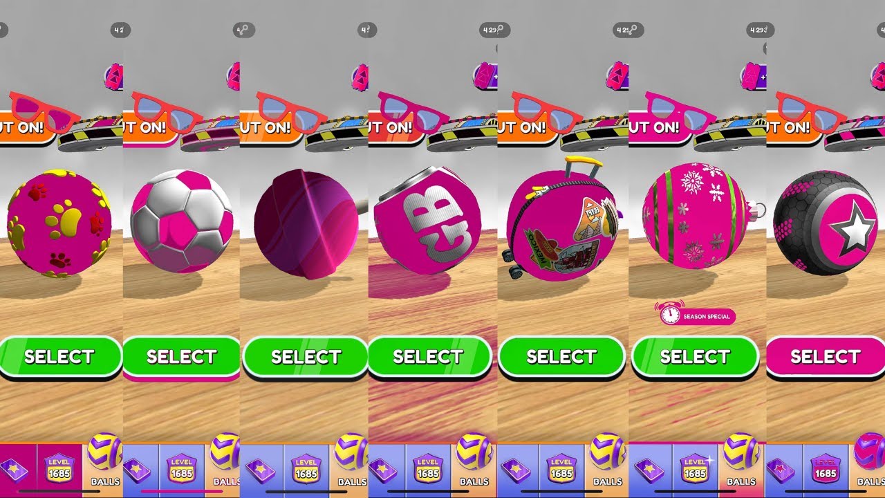 Going Balls All Pink Color Balls Android / Ios Gameplay Super SpeedRun
