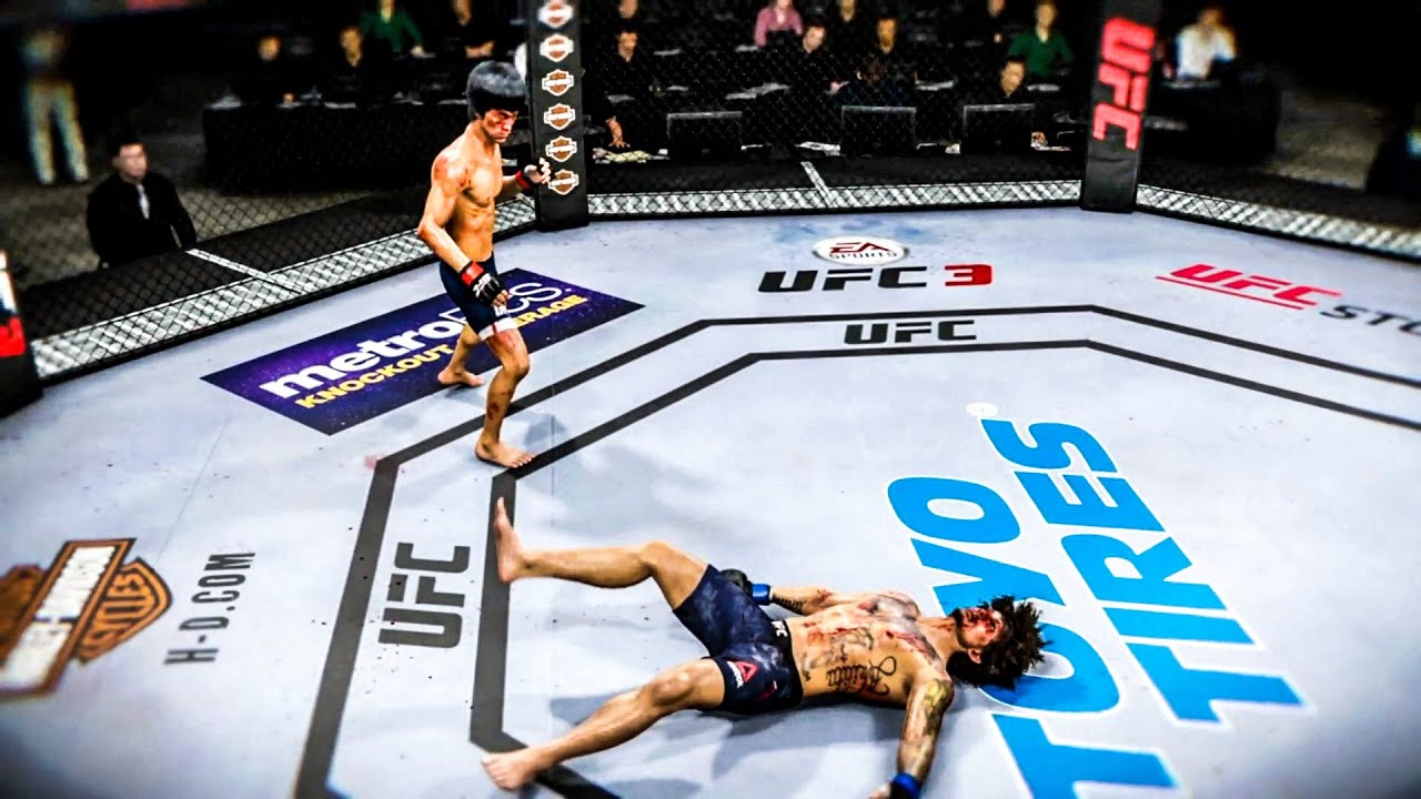 BRUCE LEE VS SEAN O' MALLEY | UFC 3 BRUTAL FIGHT | UFC 3 BLOODY FIGHT | UFC 3 BANTAMWEIGHT TITLE