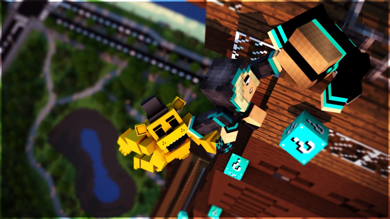 ЗОЛОТОЙ ФРЕДДИ ИЗ ФНАФ VS ТЁЛКИ | Minecraft: Fnaf/ Five Nights At Freddy's/ Lucky Block