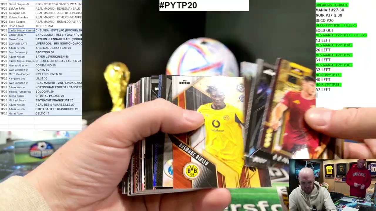 2025-26 Topps DECO UEFA Club Competitions DECO25 Soccer 10 Box PYTP Break #PYTP20 SOCCER BREAKERS FC