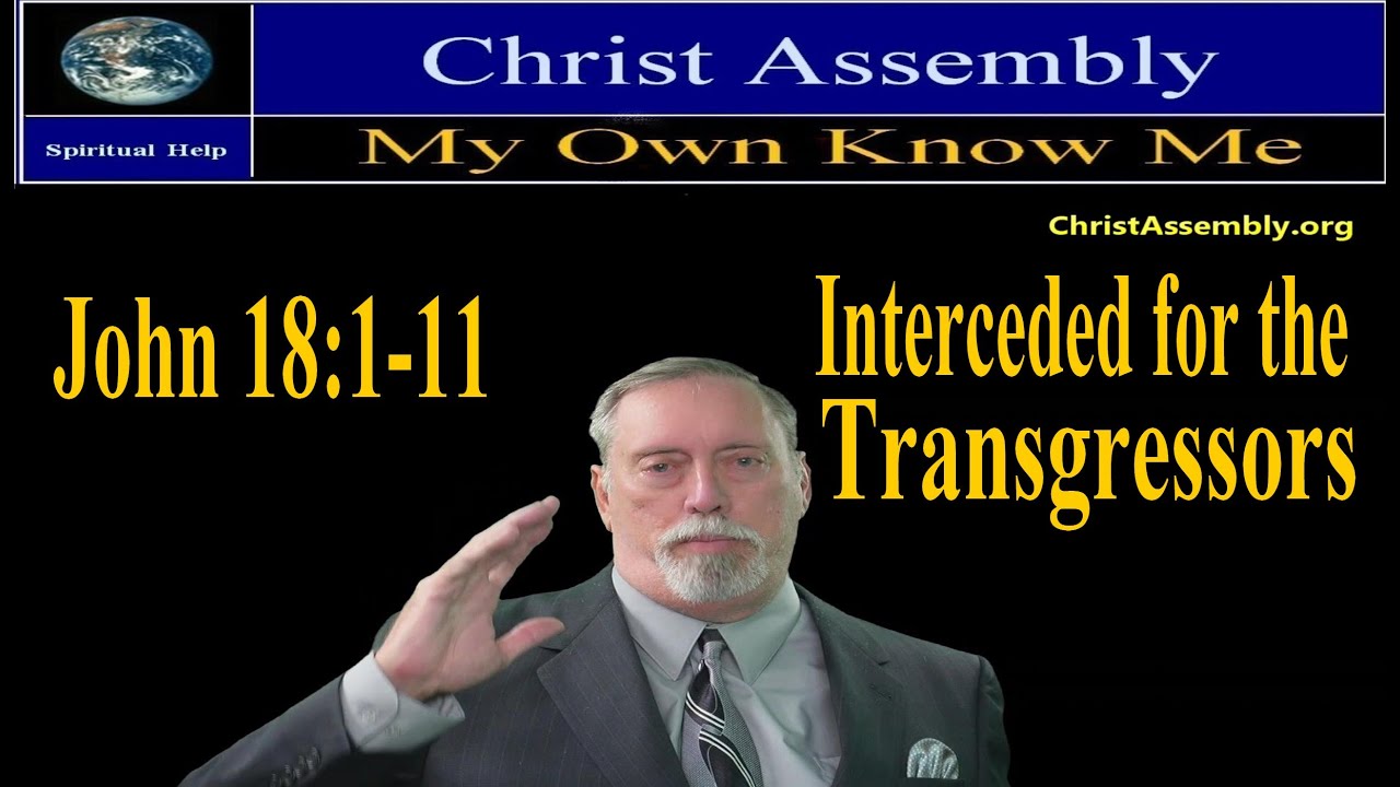 Interceded for Transgressors  | John 18:1-11