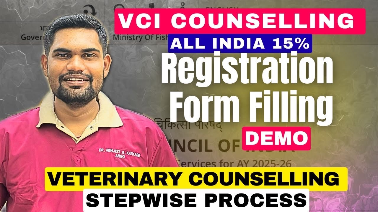 VCI Counselling 2025: Registration Form Filling Step-by-Step Demo & Fee Payment Tutorial 🔥#vci #neet