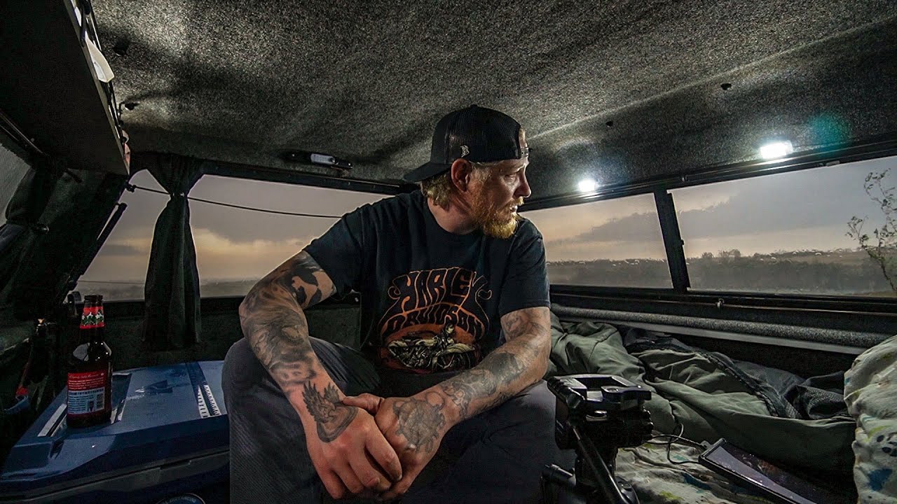 Truck Camping In Severe Thunderstorms & Hail