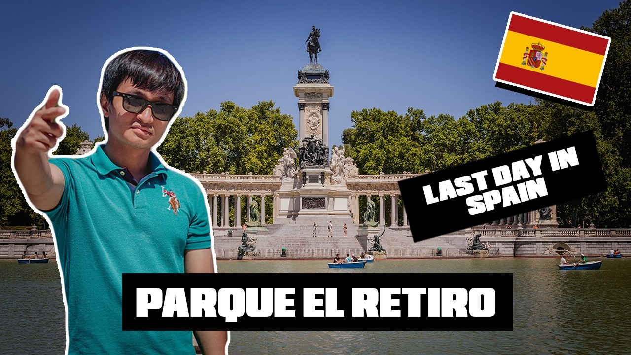 Escape the 40°C Madrid Heat! My Day at El Retiro Park 🇪🇸