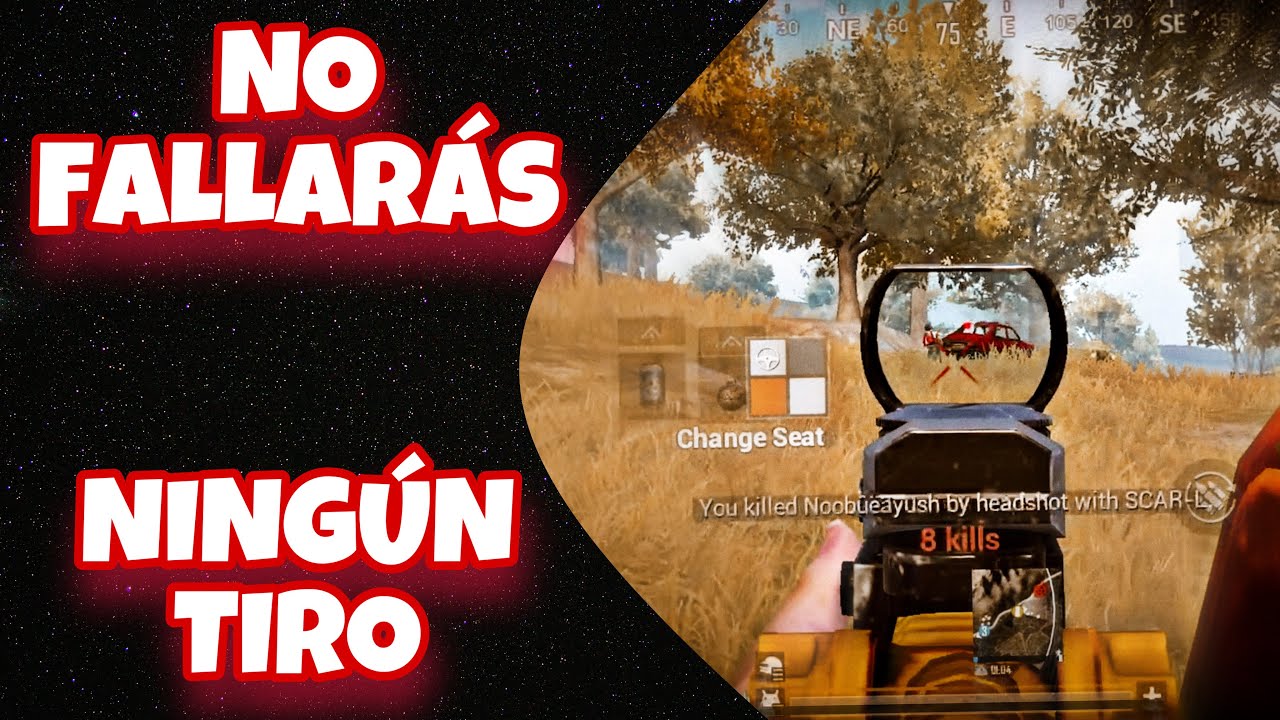 ¿Como DISPARARLE a un CARRO en MOVIMIENTO SIN FALLAR ? PUBG MOBILE