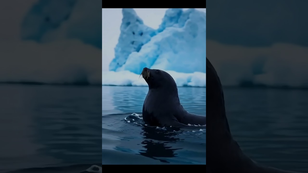 Penguin, attacked by Eagle !!  #penguin #seal #exploreusa #shorts