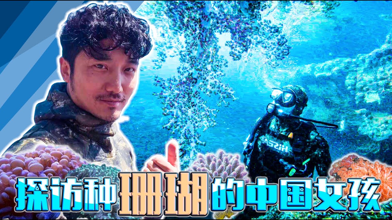 潜入深海的奇妙世界，探访在热带海底种珊瑚的中国女孩 | 冒險雷探長Lei's adventure