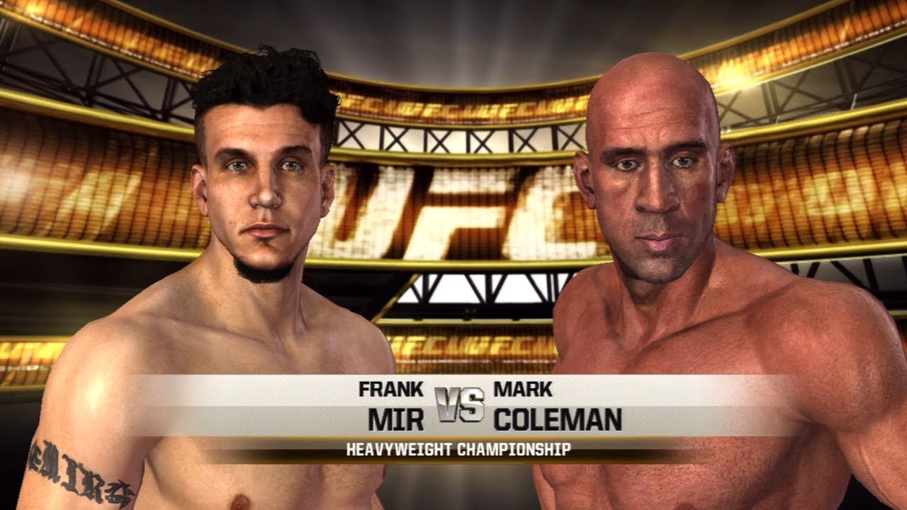 UFC Undisputed 2010 Gameplay Frank Mir vs Mark Coleman
