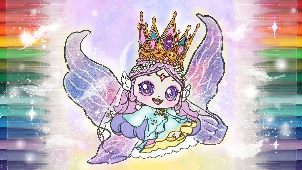 ⚜️색칠놀이⚜️ 프린세스 캐치티니핑 레전드핑 다이아나핑 색칠하기🎨 Catch teenieping DIANAPING coloring 색칠공부