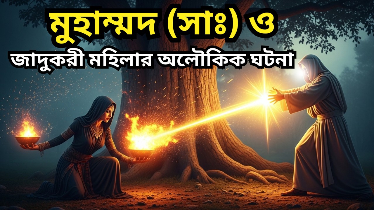 হজরত মুহাম্মদ (সাঃ) ও জাদুর অন্ধকার | Cinematic ইসলামিক গল্প | সূরা ফালাক ও নাসের অলৌকিক শিক্ষা