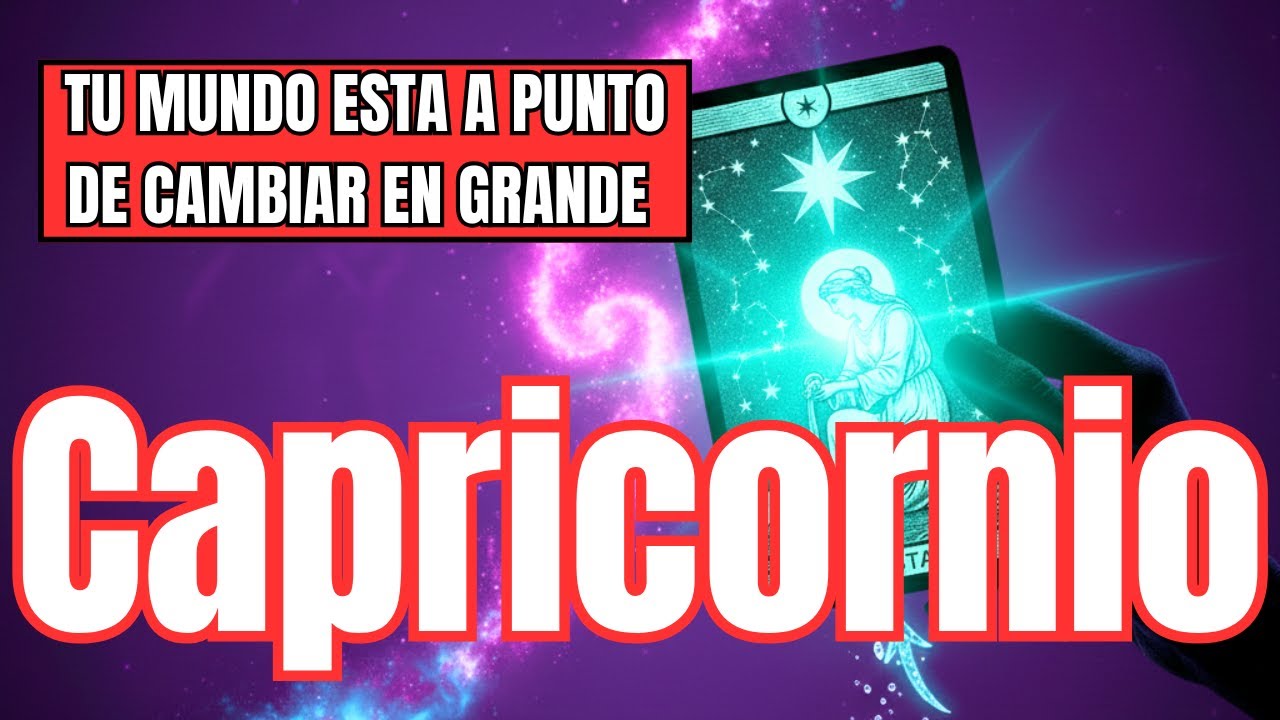 CAPRICORNIO TE SUCEDERÁ ALGO MUY FUERTE EN POCAS HORAS !!TE ACORDARAS DE ESTO