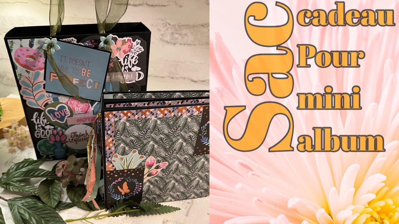 Scrapbooking, tuto sac cadeau pour notre mini album avec tous nos dies cut du bloc 15/15